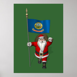 Jultomten med Idaho Poster