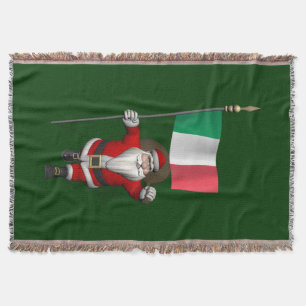 Jultomten med Italien Filt