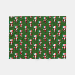 Jultomten med Italien Fleecefilt