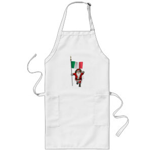 Jultomten med Italien Långt Förkläde