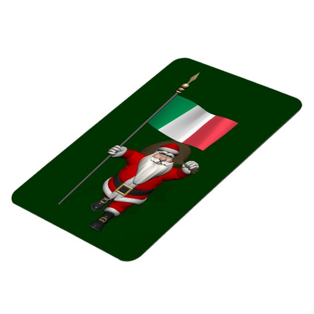 Jultomten med Italien Magnet (Vänstra Sidan)