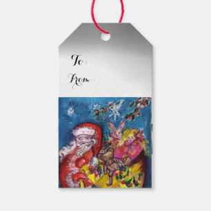 JULTOMTEN MED JULGÅVASÄCKEN PRESENTETIKETT