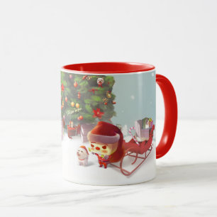 Jultomten med Julgran Mugg