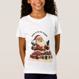 Jultomten med julklappar t shirt
