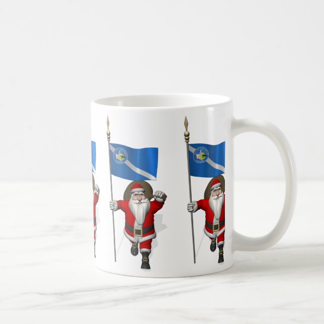 Jultomten med Las Vegas ankomst Kaffemugg (Höger)