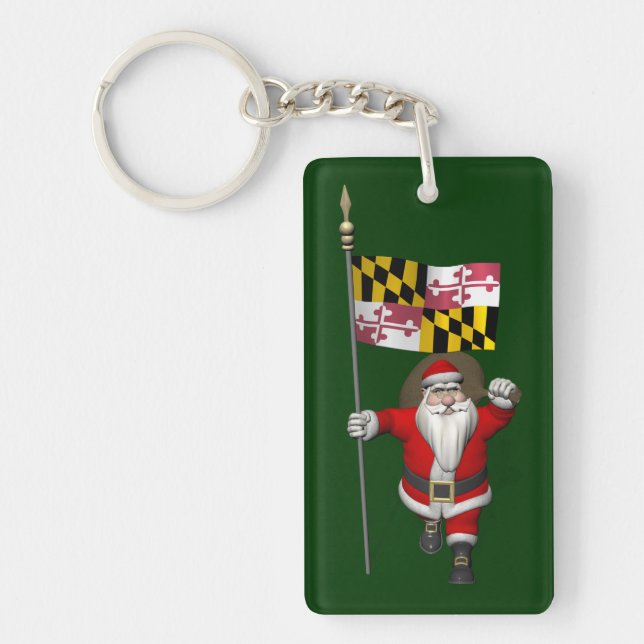 Jultomten med Maryland Nyckelring (Framsidan)