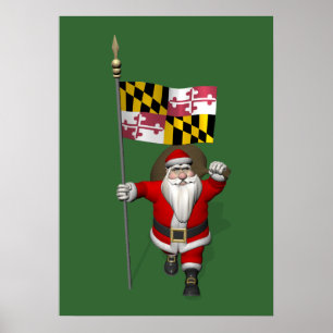 Jultomten med Maryland Poster
