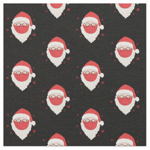 Jultomten med mask tyg
