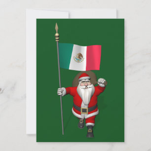 Jultomten med Mexiko som destination Julkort
