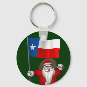 Jultomten med namn Texas Nyckelring