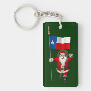 Jultomten med namn Texas Nyckelring