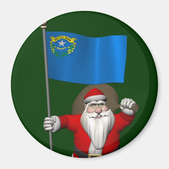 Jultomten med Nevada Magnet (Framsidan)