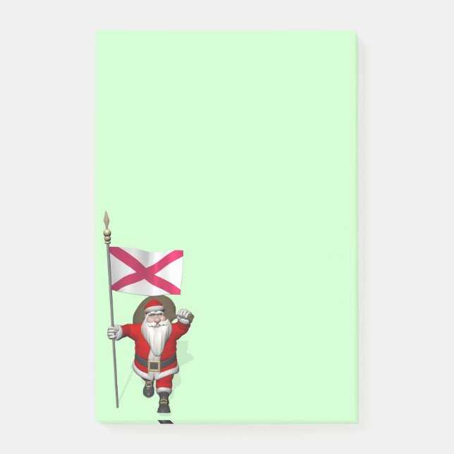 Jultomten med Nordirlands inträde Post-it Block (Framsida)