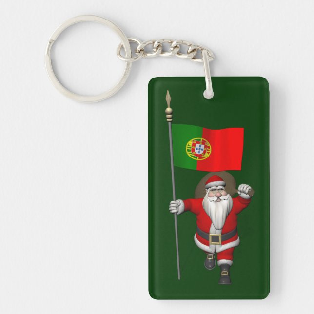 Jultomten med Portugals inträde Nyckelring (Framsidan)