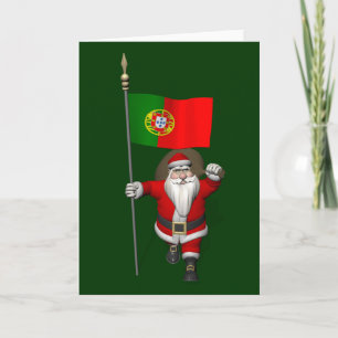 Jultomten med Portugals utträde Helgkort