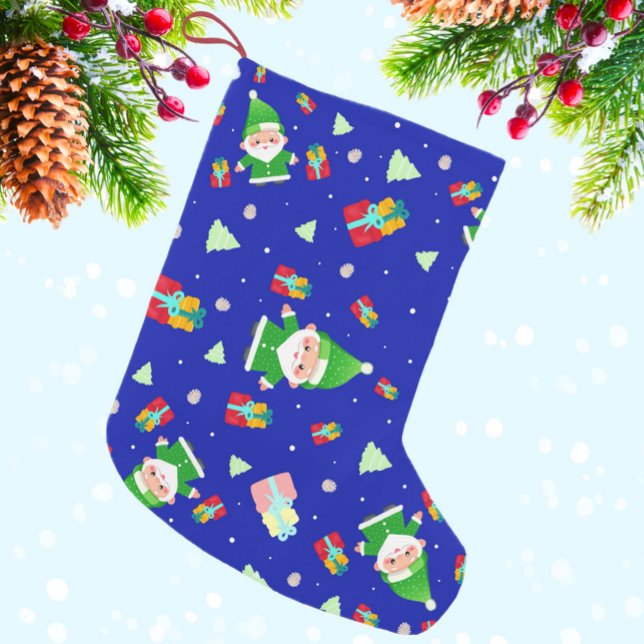 Jultomten med presenter liten julstrumpa (Skapare uppladdad)