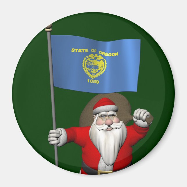 Jultomten med regon magnet (Framsidan)