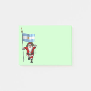 Jultomten med Republiken Argentinas samtycke Post-it Block