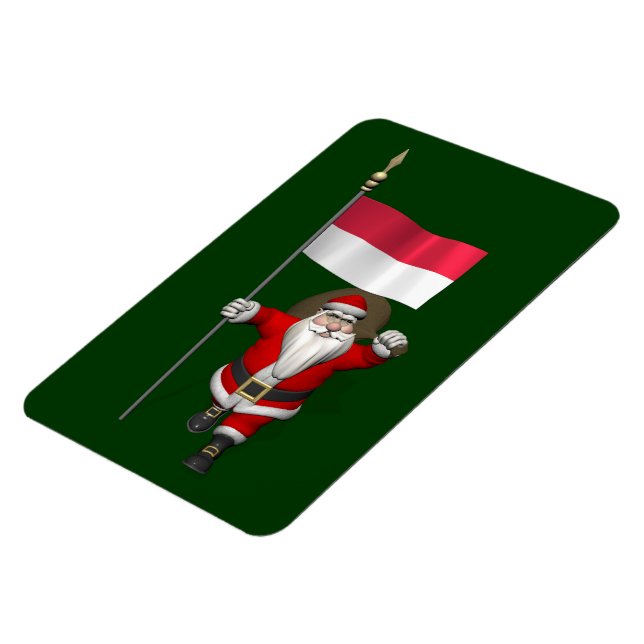 Jultomten med Republiken Indonesiens samtycke Magnet (Vänstra Sidan)