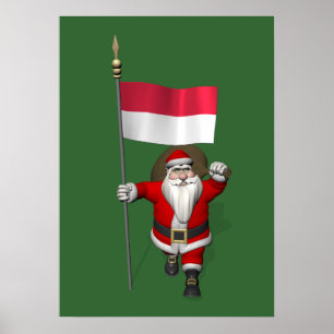 Jultomten med Republiken Indonesiens samtycke Poster