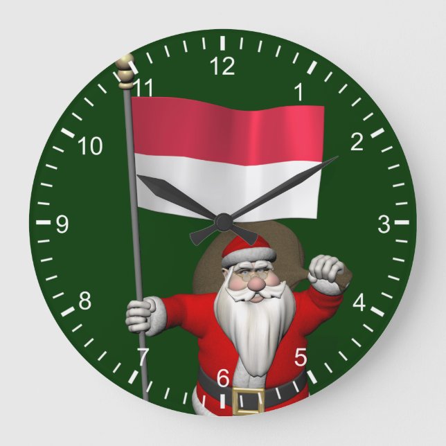 jultomten med Republiken Indonesiens samtycke Stor Klocka (Framsida)
