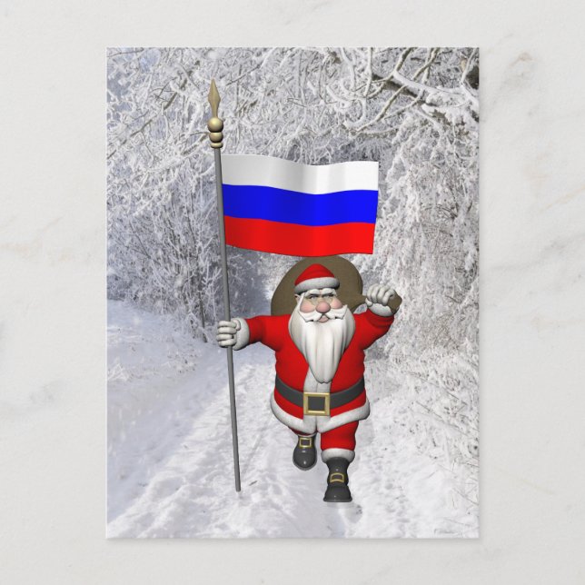 Jultomten med Rysslands samtycke Helg Vykort (Framsida)