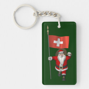 jultomten med Schweiz samtycke Nyckelring