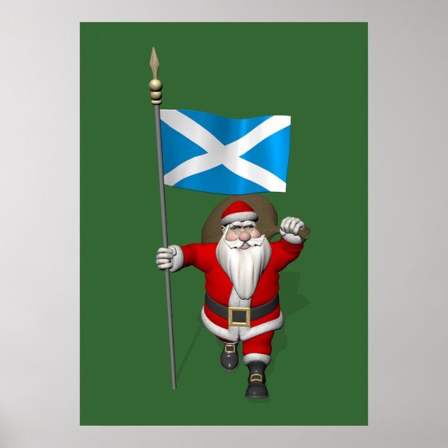 Jultomten med Skottlands anseende Poster (Framsidan)