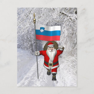 Jultomten med Slovenien som kandidat Helg Vykort