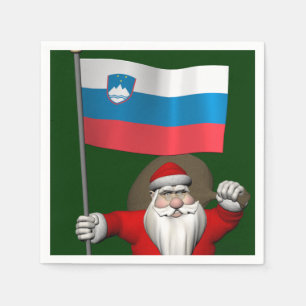 jultomten med Slovenien som kandidat Pappersservett