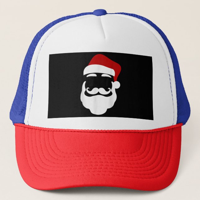 Jultomten med solglasögon - fin juldesign keps (Framsida)