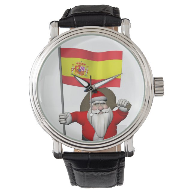 Jultomten med Spaniens inträde Armbandsur (Framsida)