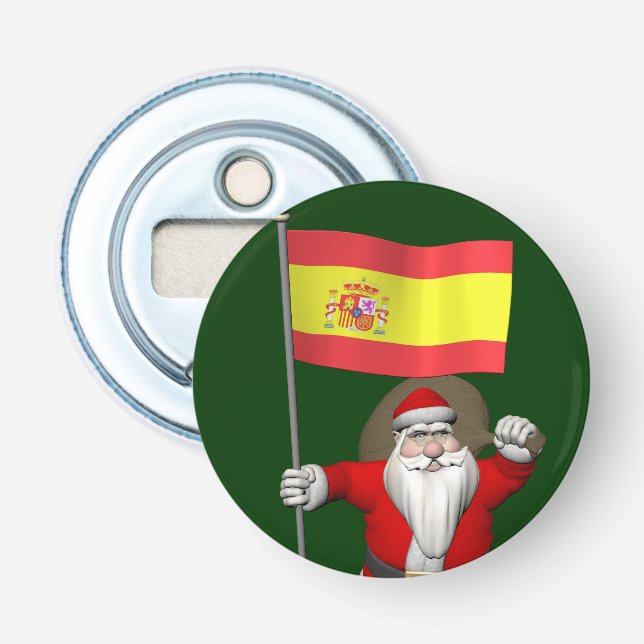 Jultomten med Spaniens inträde Flasköppnare (Framsidan)