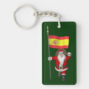 Jultomten med Spaniens inträde Nyckelring