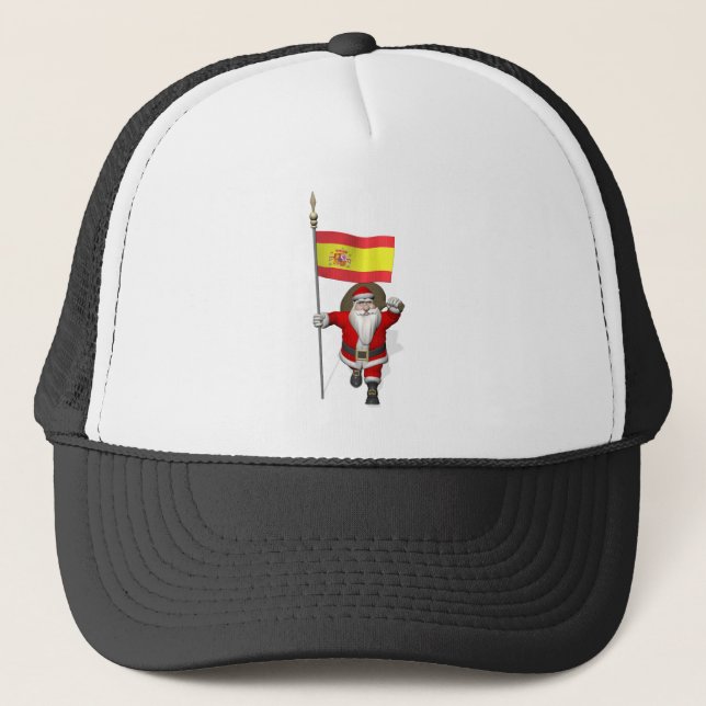 Jultomten med Spaniens inträde Truckerkeps (Framsida)