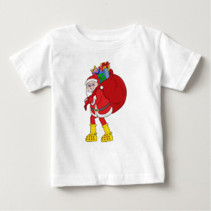Jultomten med stora Gulter T Shirt