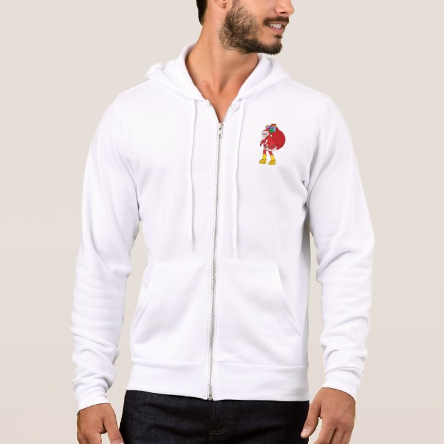 Jultomten med stora Gulter T Shirt (Framsida)