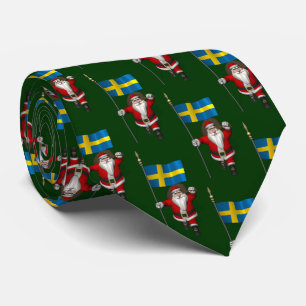 Jultomten med Sverige Slips