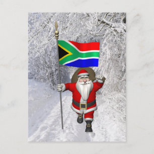 Jultomten med syd-Afrika Helg Vykort