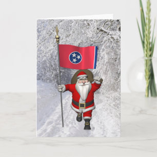 Jultomten med Tennessee Helgkort