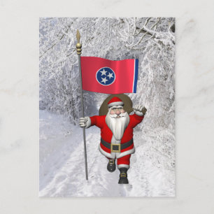 Jultomten med Tennessee-utmärkelse Helg Vykort