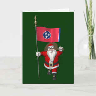 Jultomten med Tennessee-utmärkelse Helgkort
