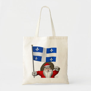 Jultomten med tillstånd för Québec CDN Tygkasse