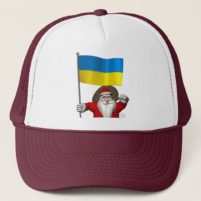Jultomten med Ukrainas inträde Keps (Framsida)