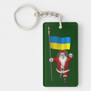Jultomten med Ukrainas samtycke Nyckelring