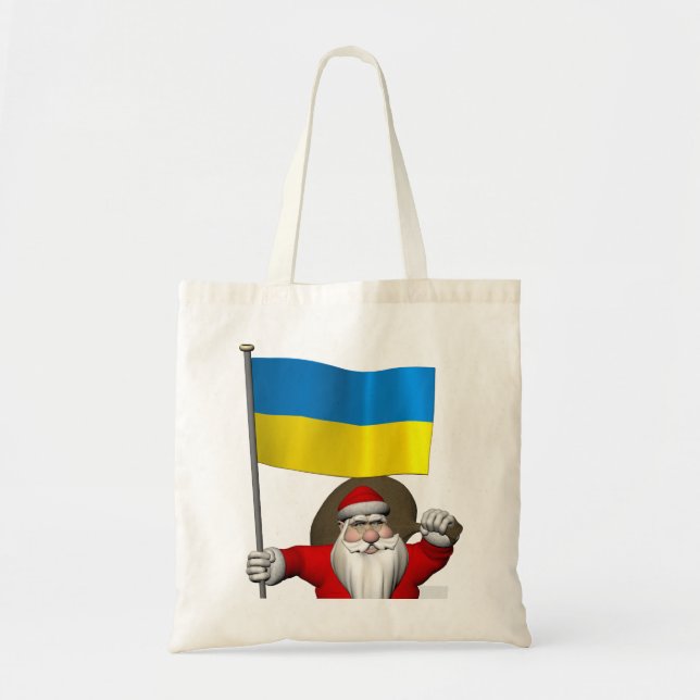 Jultomten med Ukrainas samtycke Tygkasse (Framsidan)