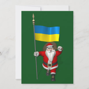 Jultomten med Ukrainas utmärkelse Julkort