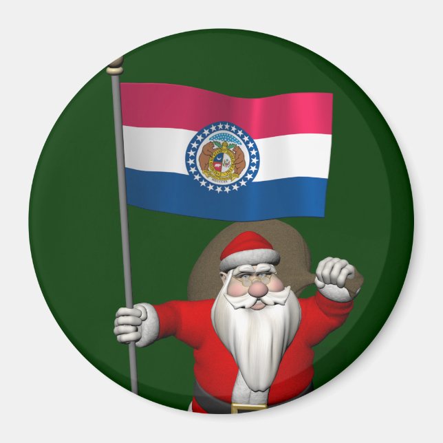 Jultomten med uppdrag av Missouri Magnet (Framsidan)