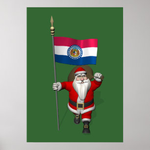 Jultomten med uppdrag av Missouri Poster