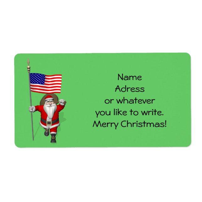 Jultomten med USA:s samtycke Fraktsedel (Framsidan)